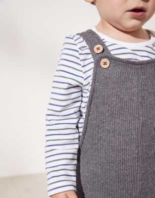 Jersey Dungarees & Top Set Baby Boys' The White Company UK