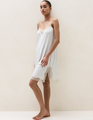 Jersey Lace Cami Nightie