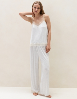 Jersey Lace Cami Pyjama Set