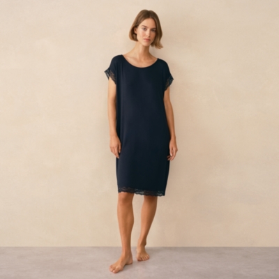 Jersey Lace Hem Nightdress