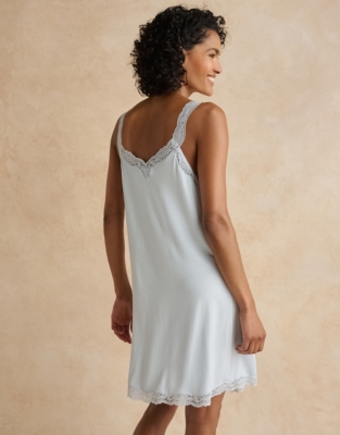 Jersey Lace Strap Nightgown Nightgowns The White Company US