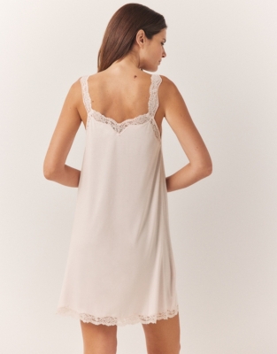 Jersey Lace Strap Nightgown