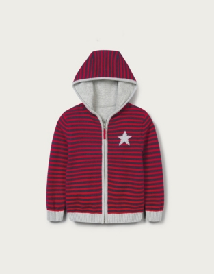 Jersey Lined Zip Up Hoodie (1-6yrs)