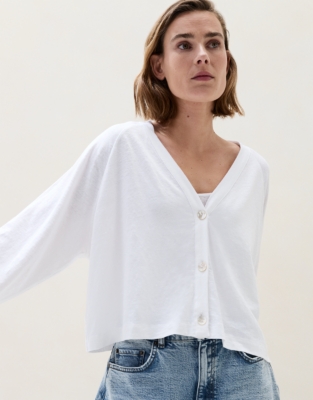 Jersey Linen Lightweight Cardigan