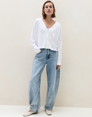 Jersey Linen Lightweight Cardigan