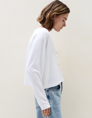 Jersey Linen Lightweight Cardigan