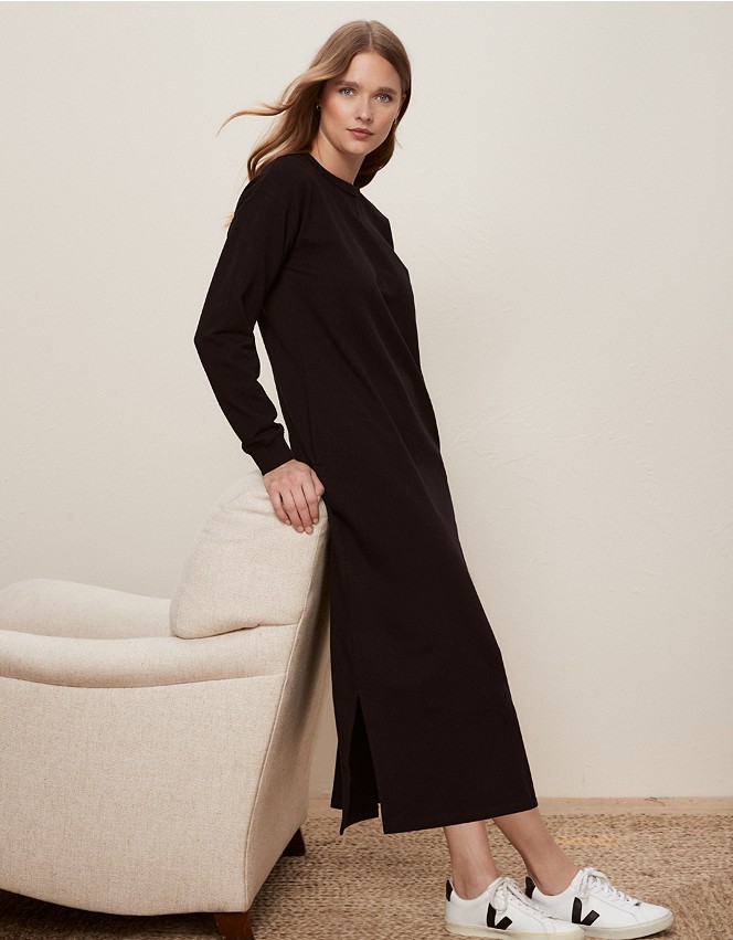 Jersey Midi Sweatshirt Dress | Dresses ...