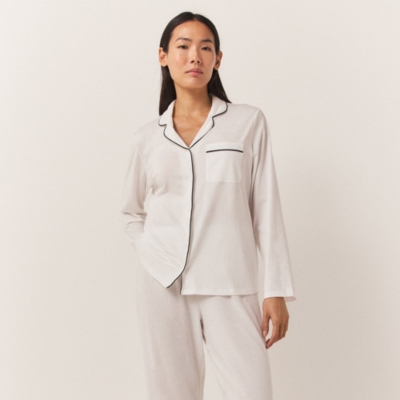 Jersey Pima Cotton Classic Piped Pyjama Set