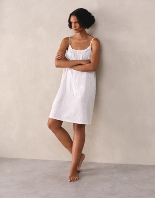 Jersey Pima Cotton Daisy Dot Nightie