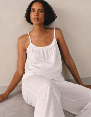 Jersey Pima Cotton Daisy Dot Pyjama Set