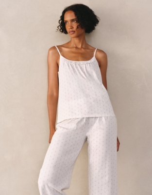 Jersey Pima Cotton Daisy Dot Pyjama Set