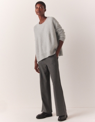 Jersey Pinstripe Pants | Pants & Shorts | The White Company US