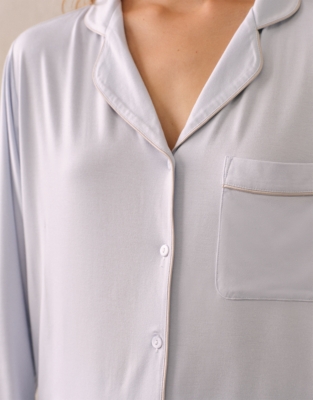 Jersey Piped Detail Relaxed Pyjama Set