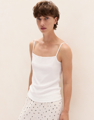 Jersey Rib Pyjama Vest
