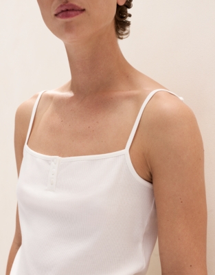 Jersey Rib Pyjama Vest
