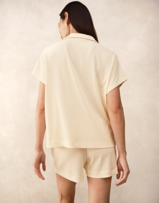 Jersey Ribbed Boxy Shortie Pyjama Set