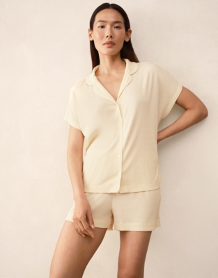 Jersey Ribbed Boxy Shortie Pyjama Set