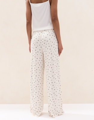 Jersey Ribbed Ditsy Floral Pyjama Bottoms