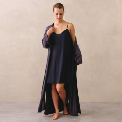Jersey Satin Trim Nightdress