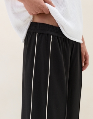 Jersey Side Stripe Trousers