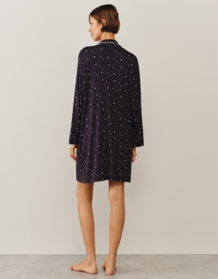 Jersey Star Print Classic Nightshirt