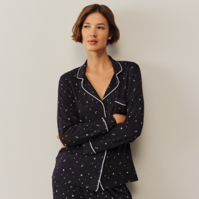 Jersey Star Print Classic Pyjama Set