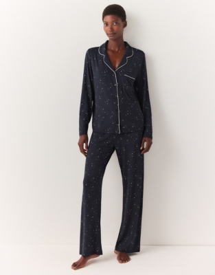 Jersey Star Printed Classic Pyjama Set