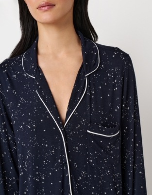Jersey Star Printed Classic Pyjama Set