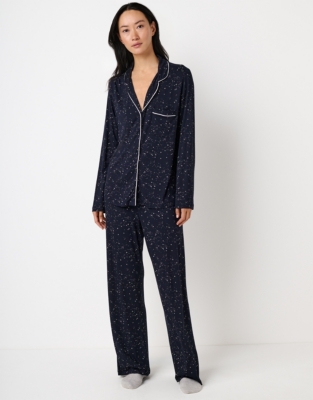 Jersey Star Printed Classic Pyjama Set