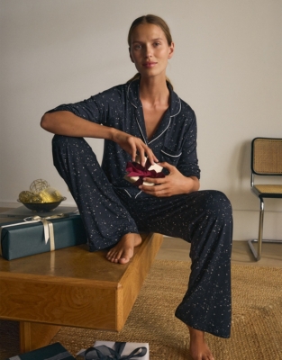 Jersey Star Printed Classic Pyjama Set
