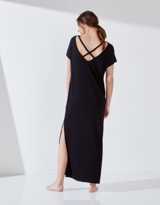 Jersey Strap Back Maxi Dress | Clothing Sale | The White Company UK