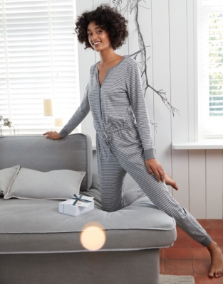 Striped discount onesie women's