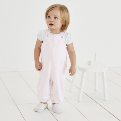 Jersey Striped Dungarees View All Baby The White Company US