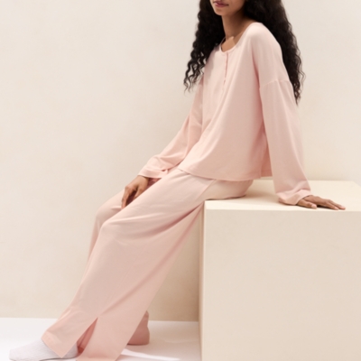 Jersey Super Soft Henley Pyjama Set