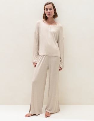 Jersey Super Soft Henley Pyjama Set
