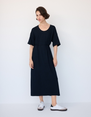 Jersey Tie Waist T-Shirt Dress