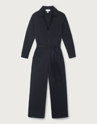 Jersey Utility Jumpsuit Clothing Sale The White Company UK