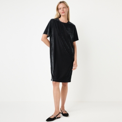 Jersey Velvet T-Shirt Dress