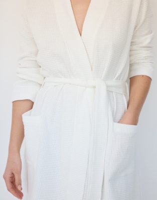 Jersey Waffle Robe
