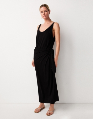 Jersey Wrap Detail Dress