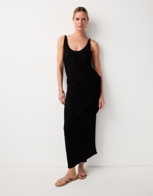 Jersey Wrap Detail Dress