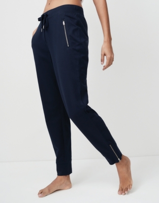 womens ankle zip joggers