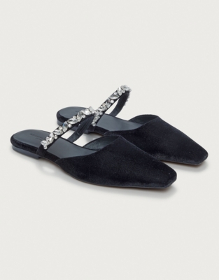 Velvet mules sales