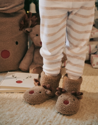 Jingles Borg Slipper Boots