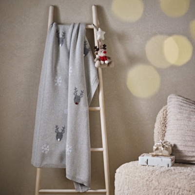 Jingles Intarsia Blanket