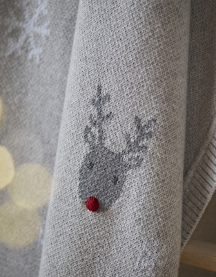 Jingles Intarsia Blanket