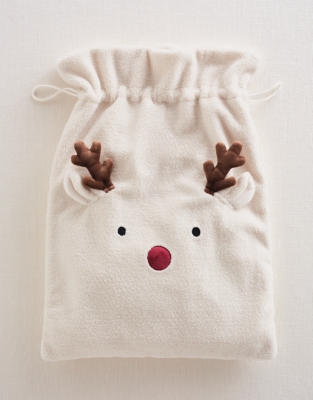 Jingles Reindeer Borg Christmas Sack