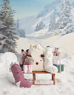 Jingles Reindeer Borg Christmas Sack