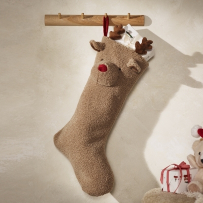 Jingles Reindeer Borg Stocking