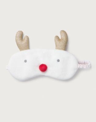 Jingles Reindeer Eye Mask With Bag